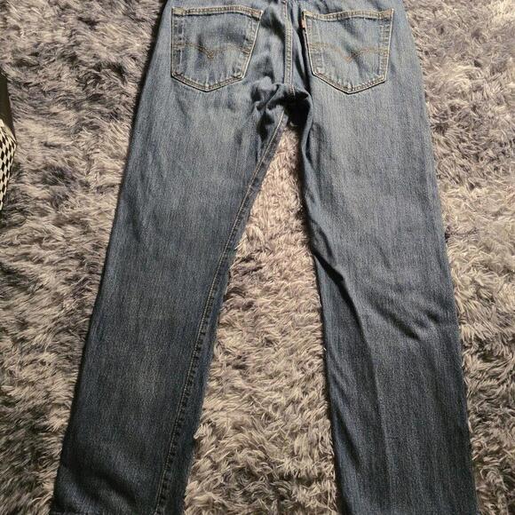 Levi's 501 Original  Men's Blue Straight Leg Jeans Size 33 x 30 GE-631 - Picture 7 of 7